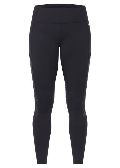 Kerrits Women's Thermo Tech 2.0 Reflective Full Leg Tights - Black Happy Herds