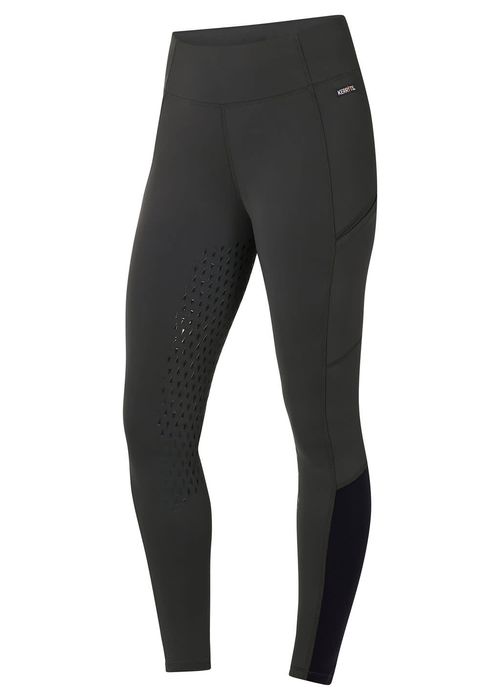 Kerrits Women's Thermo Tech 2.0 Extended Grip Tights - Pine/Black