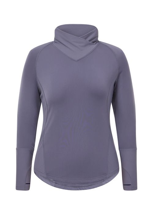 Kerrits Women's Wrap Neck Tech Top - Wild Orchid