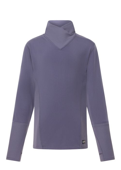 Kerrits Kids' Wrap Neck Tech Top - Wild Orchid