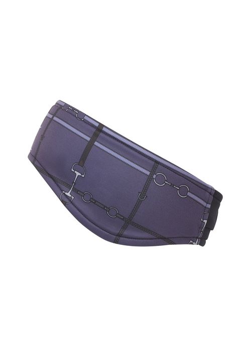 Kerrits First Level Fleece Headband - Plumnoir Bridle Plaid