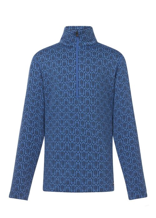 Kerrits Kids' Snaffle Links Fleece Half Zip Top - Bluemoon