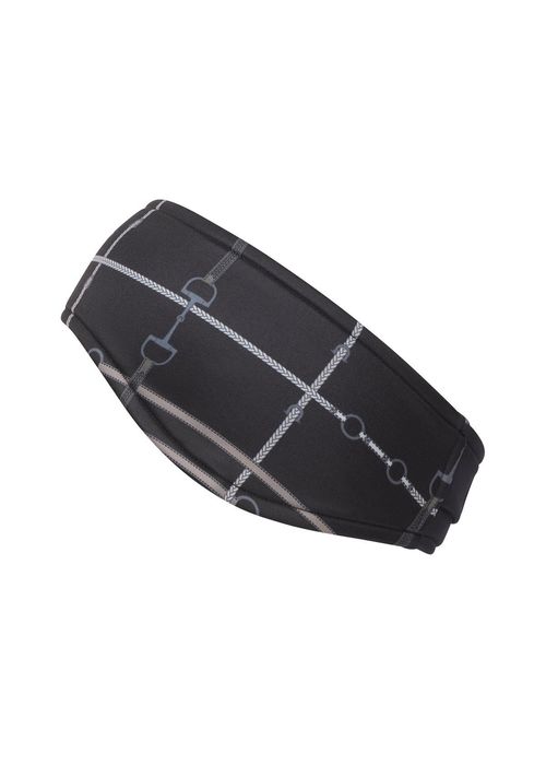 Kerrits First Level Fleece Headband - Black Bridle Plaid