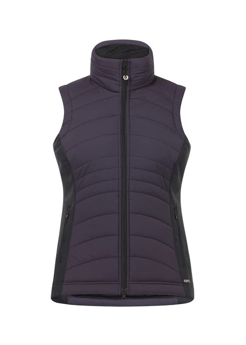 Kerrits Women's Counterbalance Quilted Vest - Plumnoir