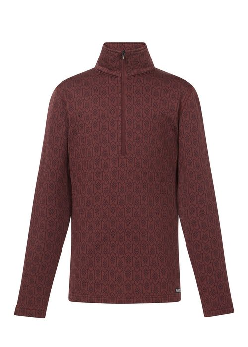 Kerrits Kids' Snaffle Links Fleece Half Zip Top - Amberspice