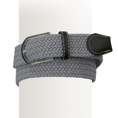 Ovation Women's Braided Stretch Belt - Grey