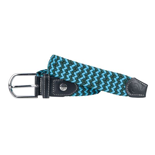 Ovation Women's Braided Stretch Belt - Open Water Deep Teal