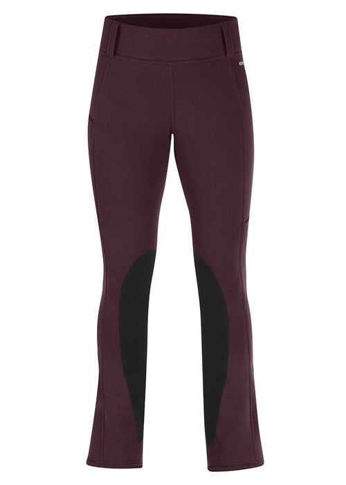 Kerrits Women's Sit Tight Wind Pro Knee Patch Bootcut Tights - Sequoia