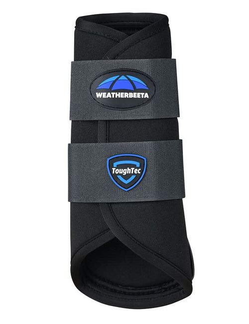 Weatherbeeta Tough-Tec Prime Brushing Boots - Black/Grey
