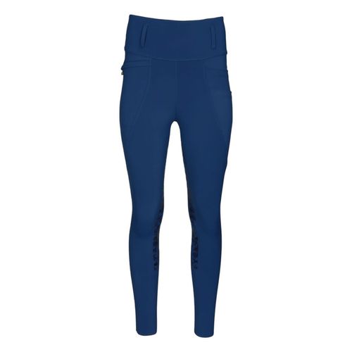 Dapplebay Kids' Essential Full Seat Tights - Navy Equestrian Toile