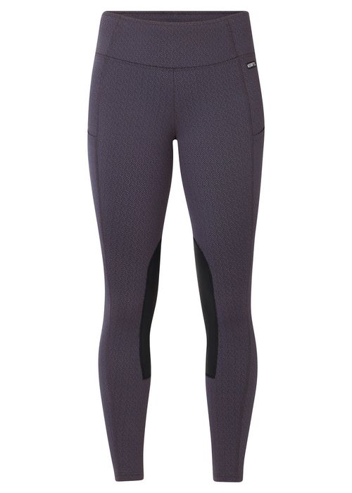 Kerrits Women's Fleece Lite II Knee Patch Tights - Wild Orchid