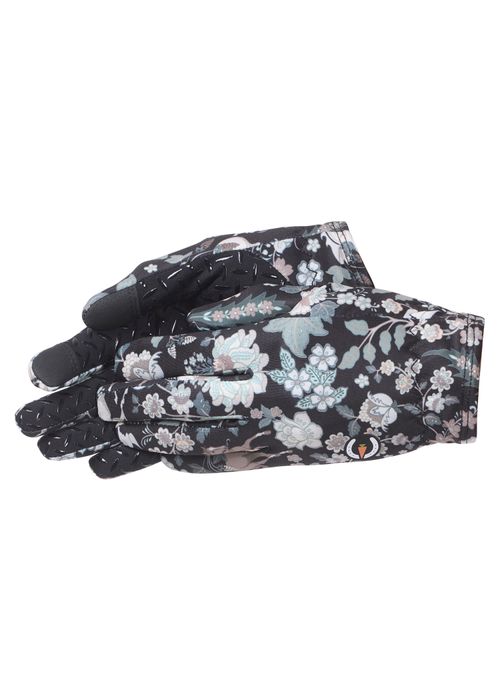 Kerrits Kids' Thermo Tech Printed Gloves - Black Fairy Tails