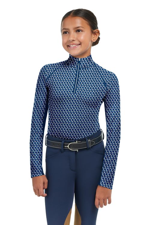 RJ Classics Kids' Libby Jr Long Sleeve Tech Shirt - Blue Roan