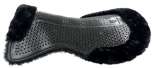 Horsena Regular Jump Gel Pad w/Full Fleece - Black