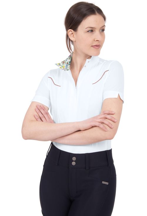 Chestnut Bay Women's Caliente Liberty Show Sport Shirt - White