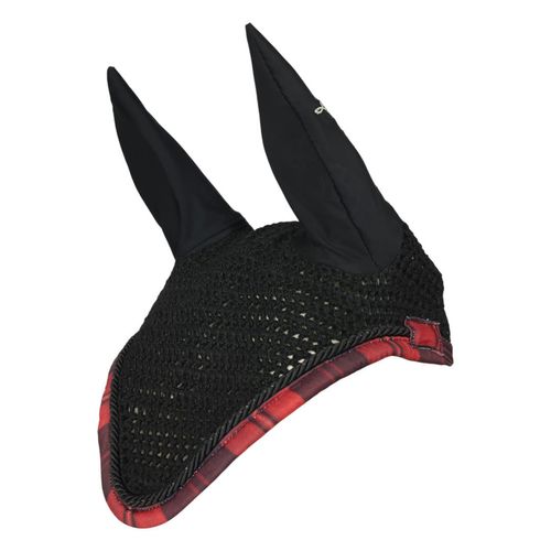 Dapplebay Fly Veil - Red Holiday Plaid