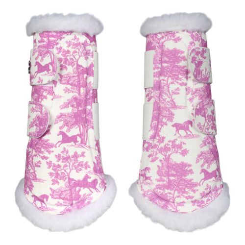 Dapplebay Brush Boots - Rose Equestrian Toile