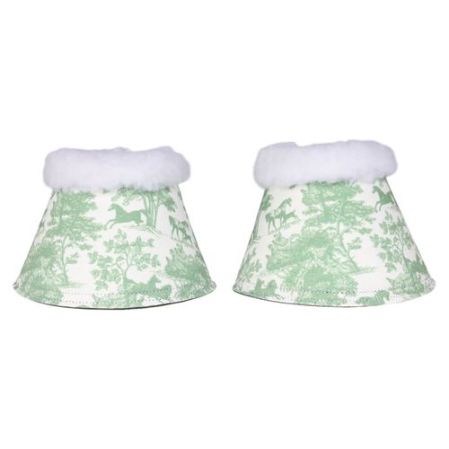 Dapplebay Bell Boots - Green Equestrian Toile