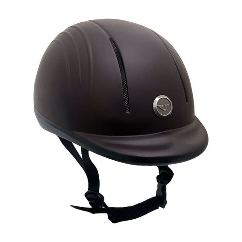 TuffRider Starter Basic Riding Helmet - Shiny Brown