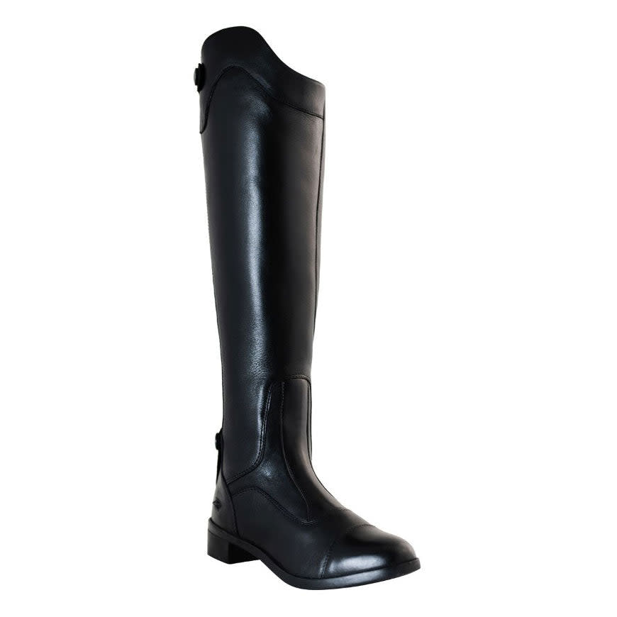 Black Tuffrider Ladies Plus Rider Field Boots TuffRider Ladies Milan Tall Riding  Boot Black Slim
