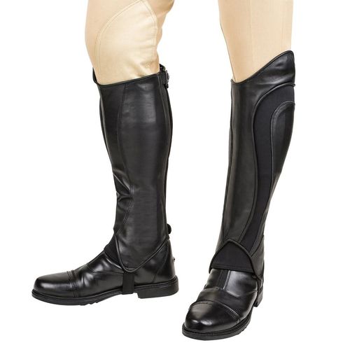 TuffRider Men's Derby Half Chaps - Black