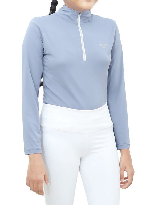 TuffRider Kids' Kirby Icefill Sun Shirt - Tempest Blue