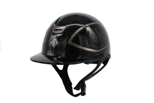 Hassinger Presidente Helmet - Black Gloss/Gunmetal