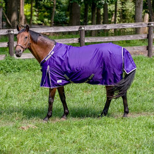 TuffRider Comfy Fit 1200D Turnout Medium 200 Adjustable Neck Opening - Purple