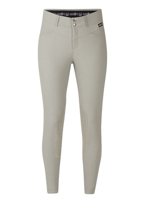 OVERSTOCK: Kerrits Kids' Crossover II Knee Patch Breeches - Large - Sand