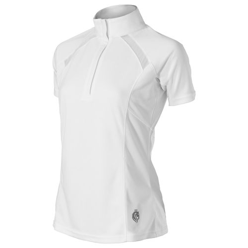 BARGAIN BARN: Equinavia Women's Ingrid Short Sleeved Show Shirt - X Small - White