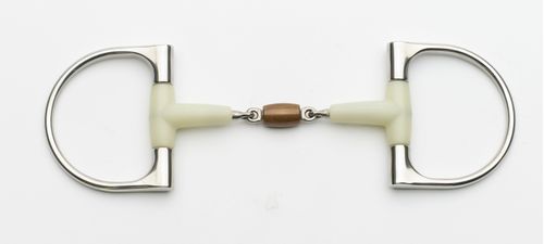 OVERSTOCK: Happy Mouth Bits Contour Double Jointed Copper King Dee - 5.5in