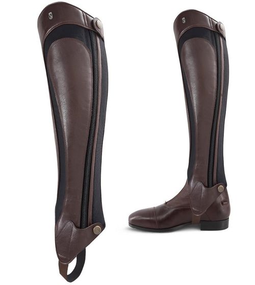 BARGAIN BARN: Tredstep Medici Air Half Chaps - 15/18 - Brown