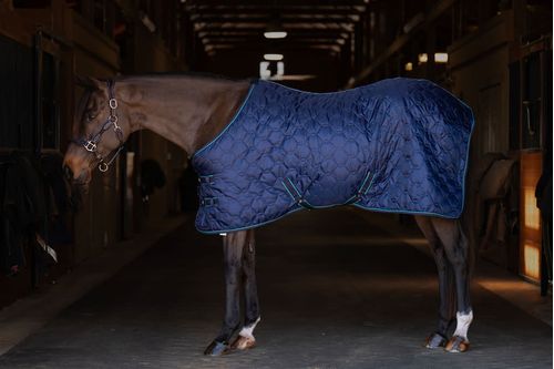 TuffRider Comfy 420D Medium 150 Stable Blanket - Navy