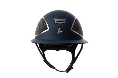 Hassinger Presidente Helmet - Navy Matte/Gunmetal/Crystal