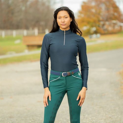 Equinavia Women's Aurora Long Sleeved Training Shirt - Navy