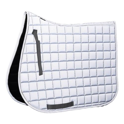 Horze Hi Viz Reflective Saddle Pad - Reflective Silver