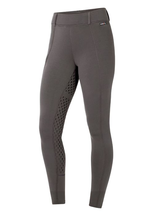 Kerrits Women's Power Stretch Full Seat Tights - Cast Iron