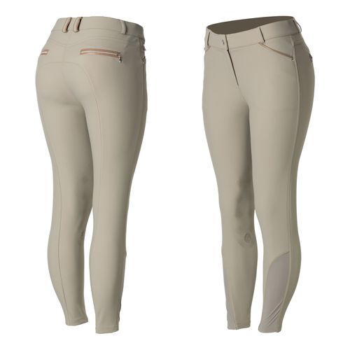 Equinavia Women's Elisabet Knee Patch Breeches - Tan