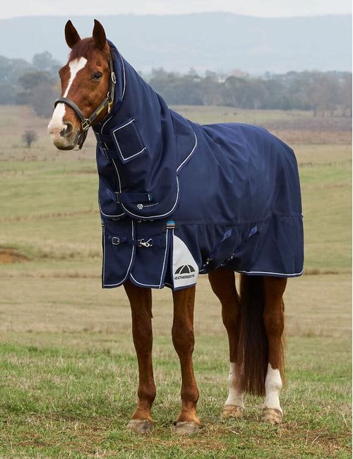 Weatherbeeta Comfitec Ultra Turnout Detach-A-Neck 220g - Navy