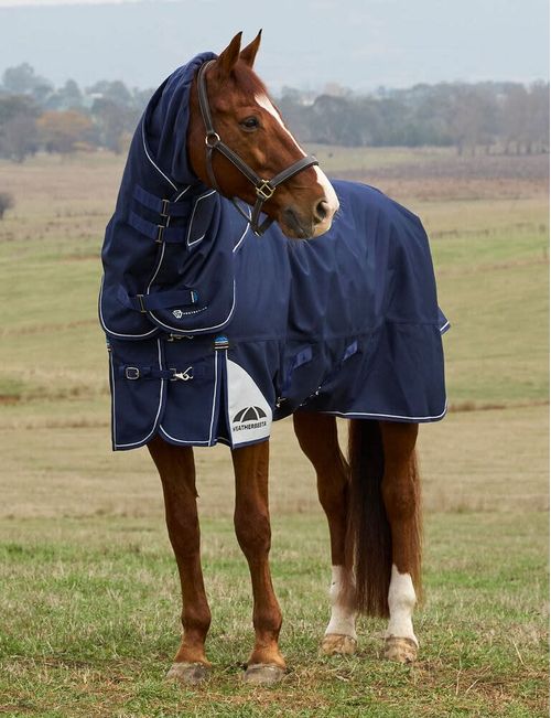 Weatherbeeta Comfitec Ultra Turnout Detach-A-Neck 100g - Navy