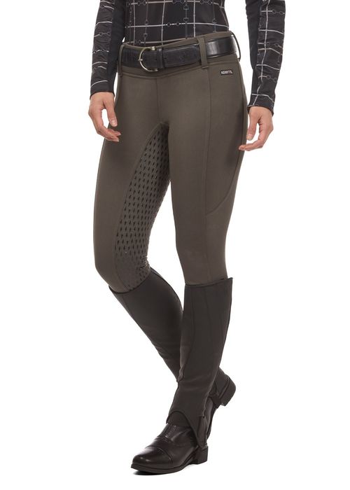 Kerrits Women's Sit Tight Wind Pro Silicone Full Seat Tights - Mink