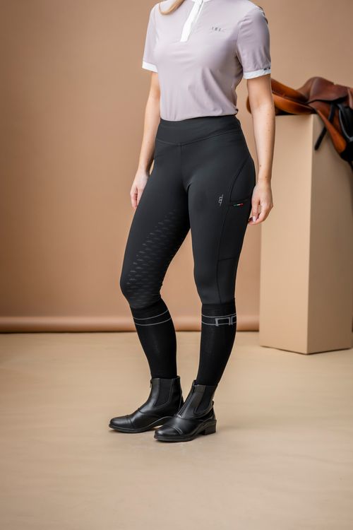 Alessandro Albanese Women's Alba Brushed Riding Tights - Black