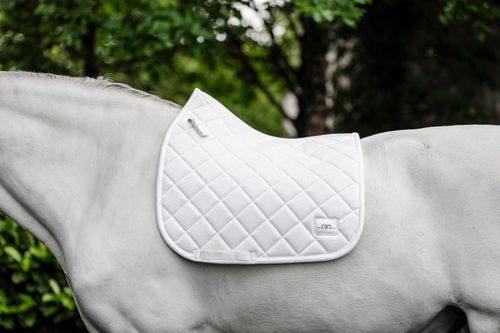 Alessandro Albanese Performance Dressage Saddle Pad - White