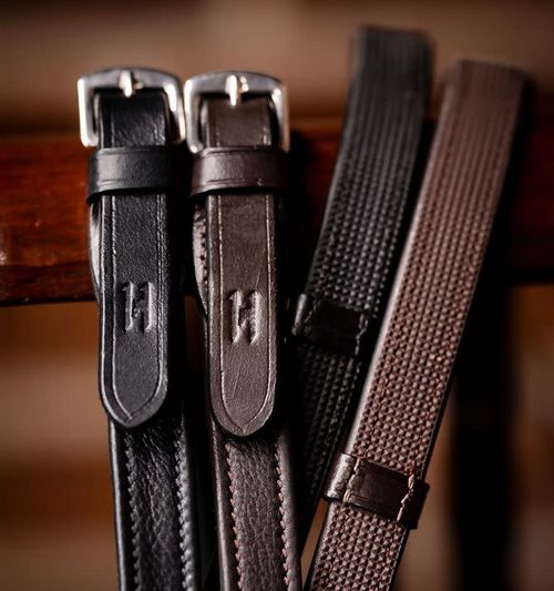 Horseware Jumper Reins w/Stoppers - Brown