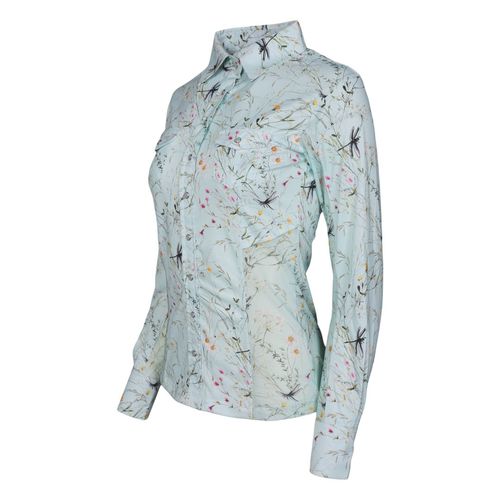 Dapplebay Women's Button Down Western Shirt - Dragonfly Meadow