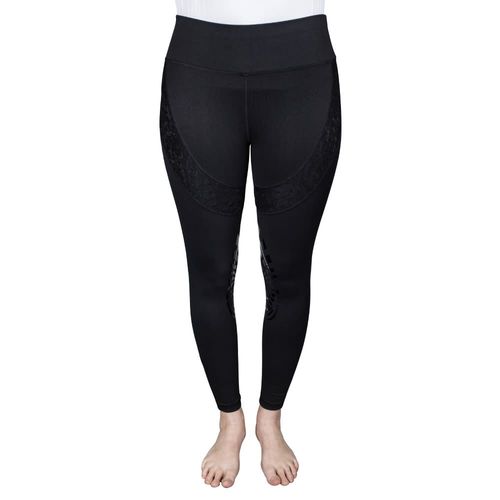 Equine Couture Women's Spicy Girl Chili Tights - Black