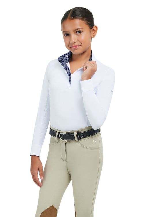 OPENBOX: RJ Classics Kids' Tori Jr Long Sleeve Show Shirt - Small - Girl Talk