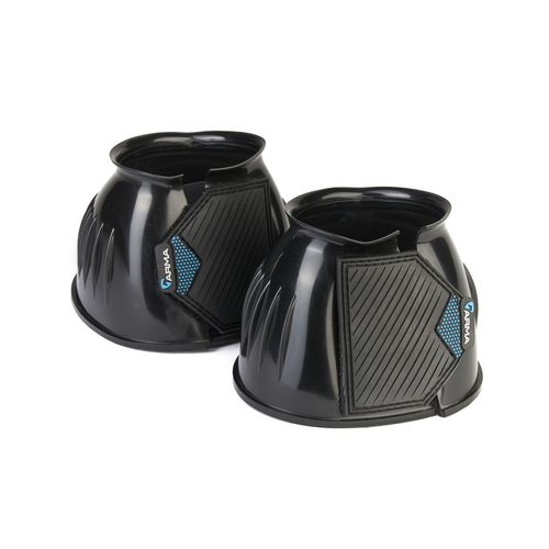 OPENBOX: Shires ARMA Gloss Over Reach Boots - Large Horse - Black