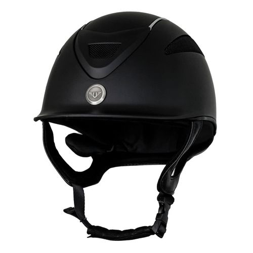 OVERSTOCK: TuffRider Ventek Air Riding Helmet - Medium - Black/Silver