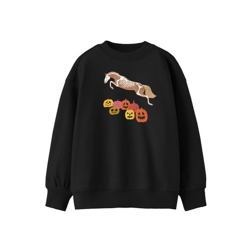 BARGAIN BARN: Dapplebay Kids' Halloween Sweatshirt - 10-12 years - Pumpkin Jumper